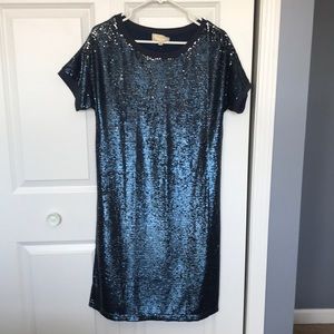 Anthropologie Moulinette Soeurs Sequin Shirt Dress
